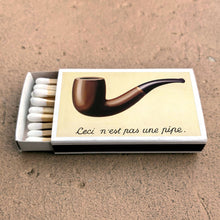 Load image into Gallery viewer, This Is Not a Pipe Magritte Matchbox
