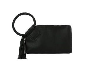 Braided Ring Handle Wristlet Clutch (Various Colors)