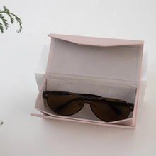Load image into Gallery viewer, Emerald Green Hard Shell Folding Glasses Case
