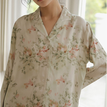 Load image into Gallery viewer, Floral Long Sleeve Pajama Set

