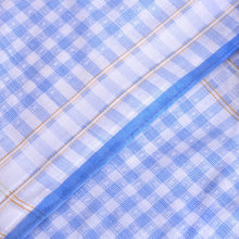 Load image into Gallery viewer, Men's Boxed Fancy Blue Cotton Handkerchiefs 3pcs Set
