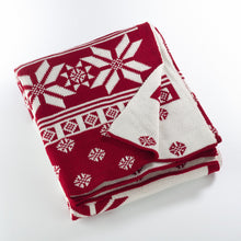 Load image into Gallery viewer, Sevan Collection Christmas Design Knitted Throw Blanket 50 x 60 Inch [Online Only]
