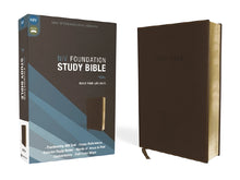 Load image into Gallery viewer, NIV Foundation Study Bible, Brown Leathersoft
