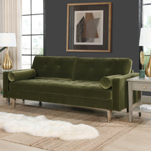 Load image into Gallery viewer, Nicholas - Mid-Century Modern Sofa - Olive Green [Online Only]
