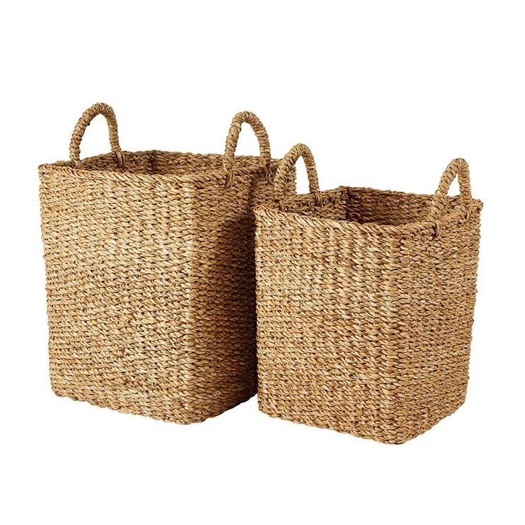 Tall Rectangular Seagrass Basket (2 sizes)