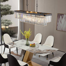 Load image into Gallery viewer, Rectangular Crystal Chandelier Adjustable [Online Only]
