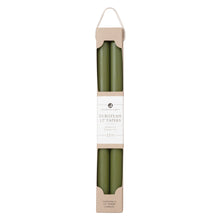 Load image into Gallery viewer, 12" Taper Candles Set of 2 | Moss Green
