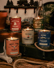 Load image into Gallery viewer, The Americana Series Gone Fishing Candle
