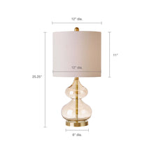 Load image into Gallery viewer, Ellipse Curved Glass Table Lamp, Set of 2 [Online Only]
