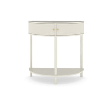 Load image into Gallery viewer, Demi Lune Console Table With 2 Storage Drawers [Online Only]
