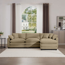 Load image into Gallery viewer, Modern Oversized Modular Cushion Sofa With Ottoman [Online Only]
