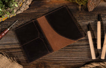 Load image into Gallery viewer, Genuine Leather Passport Cover
