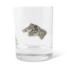 Load image into Gallery viewer, Running Horse Double Old Fashioned Bar Glass
