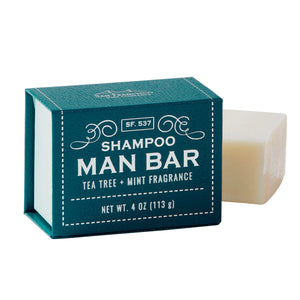 Shampoo Man Bar Tea Tree/Mint