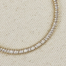 Load image into Gallery viewer, 18k Gold Filled Baguette Cut Cz Tennis Bracelet
