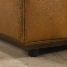 Load image into Gallery viewer, Hanky Genuine Tan Leather Sofa [Online Only]

