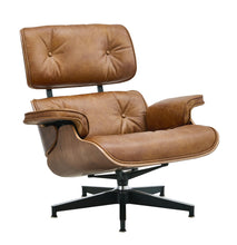 Load image into Gallery viewer, Luxury Lounge / Office Chair with Ottoman – Top Grain Leather [Online Only]
