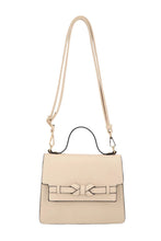 Load image into Gallery viewer, Eden Square Top Handle Flap Crossbody with Bow (Various Colors)
