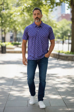 Load image into Gallery viewer, USA 250 Flags Men's Polo Short-Sleeve Shirt
