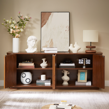 Load image into Gallery viewer, Sideboard Storage Cabinet TV Stand with Wave Pattern [Online Only]
