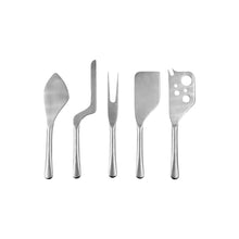 Load image into Gallery viewer, Barcelona Brushed Stainless Steel 5 Piece Cheese Service Gift Set [Online Only]
