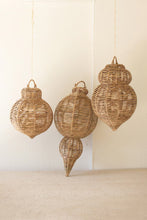 Load image into Gallery viewer, Woven Seagrass and Iron Ornaments (3 Sizes)
