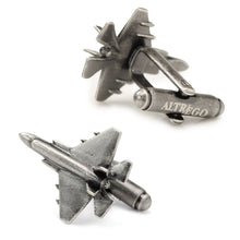 Load image into Gallery viewer, Military Jet 3D Cufflinks [Online Only]
