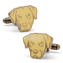 Load image into Gallery viewer, Yellow Labrador Cufflinks [Online Only]
