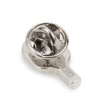 Load image into Gallery viewer, Pickleball Racket Silver Lapel Pin [Online Only]
