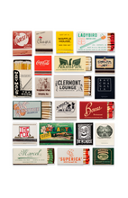 Load image into Gallery viewer, Atlanta Matchbook Collage Poster w/Frame Options [Online Only]
