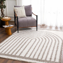 Load image into Gallery viewer, Jola Taupe Area Rug [Online Only]
