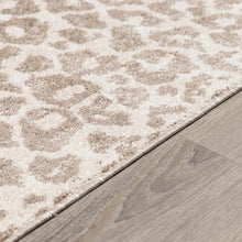 Load image into Gallery viewer, Tan Bonhill Leopard Print Area Rug [Online Only]
