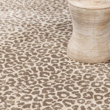 Load image into Gallery viewer, Tan Bonhill Leopard Print Area Rug [Online Only]
