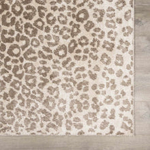 Load image into Gallery viewer, Tan Bonhill Leopard Print Area Rug [Online Only]
