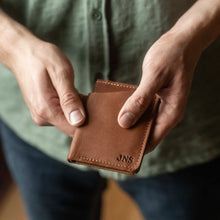 Load image into Gallery viewer, No. 714 Babe Ruth Fine Leather Bifold Front Pocket Wallet | Holtz Leather Co.
