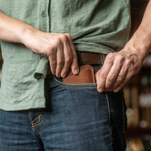 Load image into Gallery viewer, No. 714 Babe Ruth Fine Leather Bifold Front Pocket Wallet | Holtz Leather Co.
