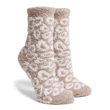 Load image into Gallery viewer, Luxury Soft Leopard Pattern Mini Crew Winter Socks
