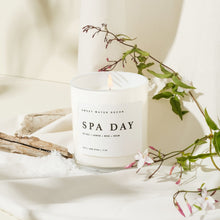 Load image into Gallery viewer, Spa Day Soy Candle - White Jar - 11 oz [Online Only]
