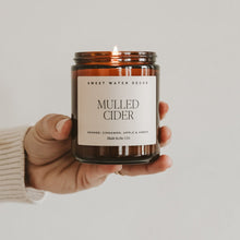 Load image into Gallery viewer, Mulled Cider Soy Candle - Amber Jar - 9 oz [Online Only]
