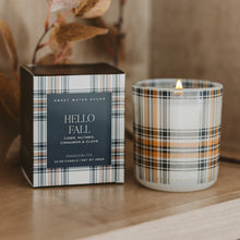 Load image into Gallery viewer, Hello Fall Soy Candle - Boxed Tinted Glass Jar - 12 oz [Online Only]
