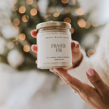 Load image into Gallery viewer, Fraser Fir Soy Candle - Clear Jar - 9 oz [Online Only]

