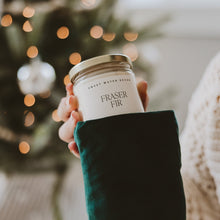 Load image into Gallery viewer, Fraser Fir Soy Candle - Clear Jar - 9 oz [Online Only]

