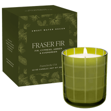 Load image into Gallery viewer, Fraser Fir Soy Candle - Boxed Tinted Glass Jar - 12 oz [Online Only]
