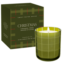 Load image into Gallery viewer, Christmas Soy Candle - Boxed Tinted Glass Jar - 12 oz [Online Only]
