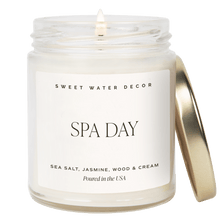 Load image into Gallery viewer, Spa Day Soy Candle - Clear Jar - 9 oz [Online Only]
