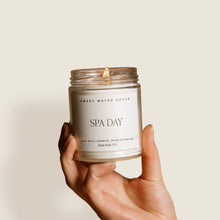 Load image into Gallery viewer, Spa Day Soy Candle - Clear Jar - 9 oz [Online Only]
