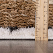Load image into Gallery viewer, Cansu Black &amp; White Dotted Area Rug [Online Only]
