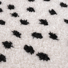 Load image into Gallery viewer, Cansu Black &amp; White Dotted Area Rug [Online Only]
