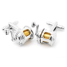 Load image into Gallery viewer, Fishing Reel Cufflinks [Online Only]
