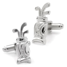 Load image into Gallery viewer, Plated Golf Bag Cufflinks [Online Only]
